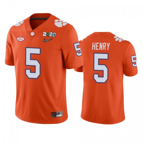 Clemson Tigers K.J. Henry Orange 2020 National Cha...