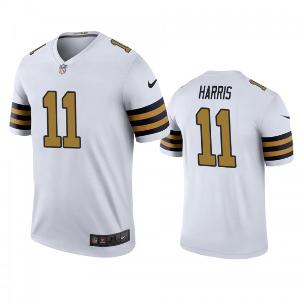 New Orleans Saints Deonte Harris White Color Rush ...