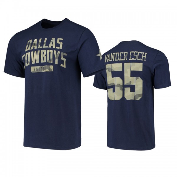 Dallas Cowboys Leighton Vander Esch Navy Camo Name...