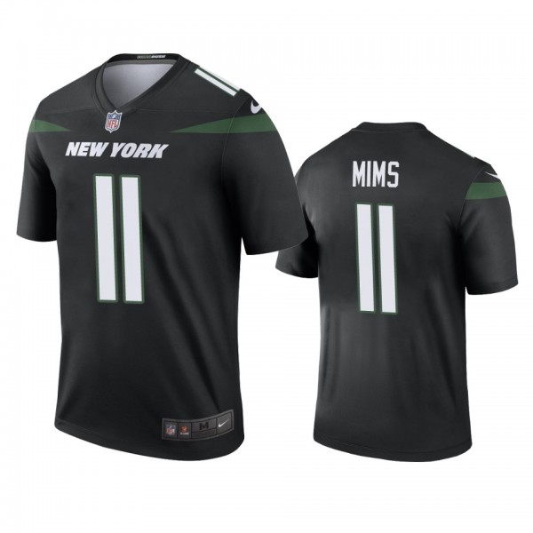 New York Jets Denzel Mims Black Color Rush Legend ...