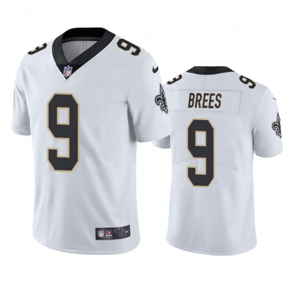 New Orleans Saints Drew Brees White Vapor Limited ...