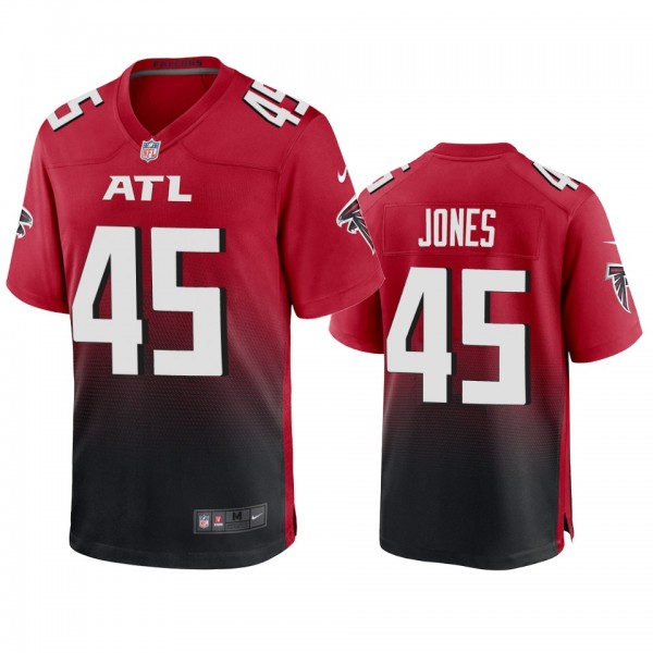 Atlanta Falcons Deion Jones Red 2020 Game Jersey