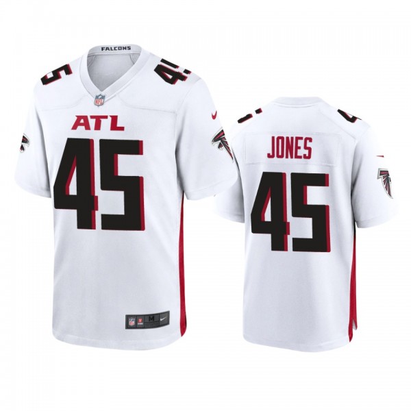 Atlanta Falcons Deion Jones White 2020 Game Jersey