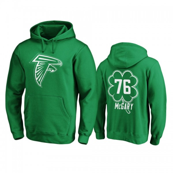 Men's Atlanta Falcons Kaleb McGary Green St. Patri...