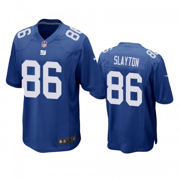 New York Giants Darius Slayton Royal Game Jersey