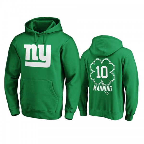 Men's New York Giants Eli Manning Green St. Patric...