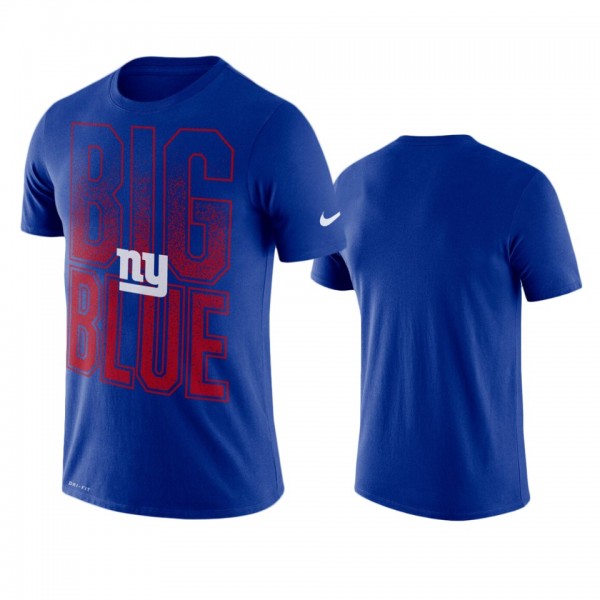 New York Giants Royal Local Verbiage Performance T...