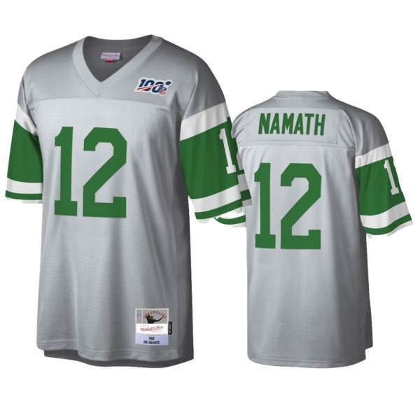 New York Jets Joe Namath Platinum Platinum NFL 100 Legacy Jersey