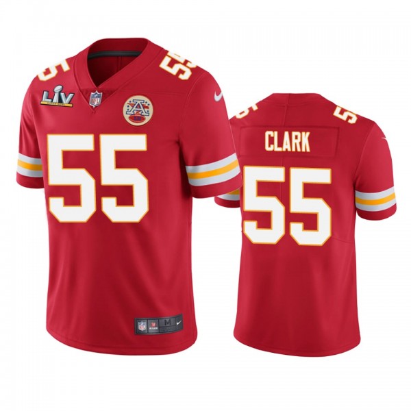Kansas City Chiefs Frank Clark Red Super Bowl LV V...