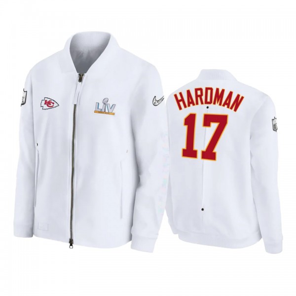 Kansas City Chiefs Mecole Hardman White Super Bowl...