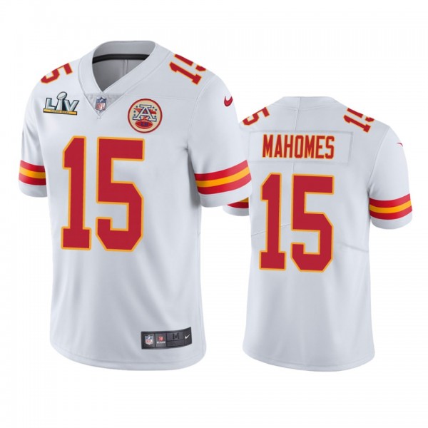 Kansas City Chiefs Patrick Mahomes White Super Bow...