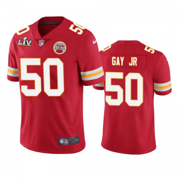 Kansas City Chiefs Willie Gay Jr. Red Super Bowl L...