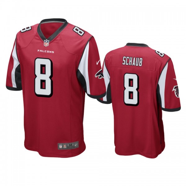 Atlanta Falcons #8 Matt Schaub Red Game Jersey