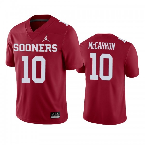 Men's Oklahoma Sooners AJ McCarron Crimson College...