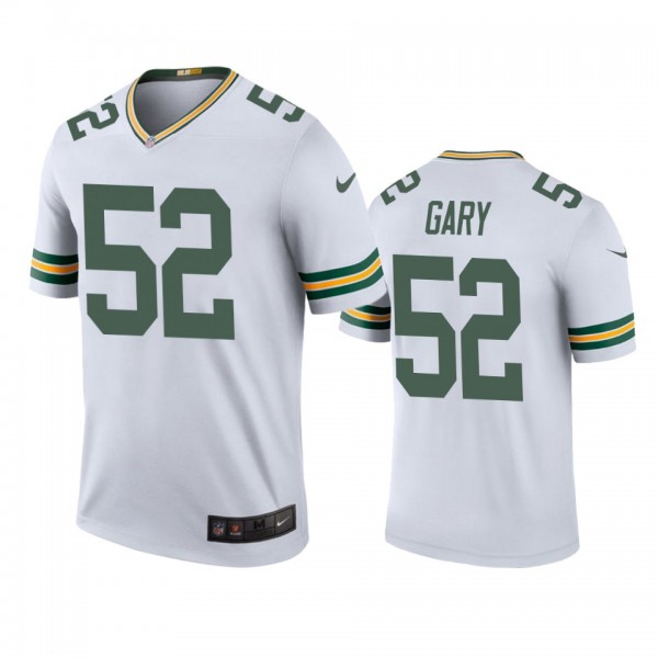 Green Bay Packers Rashan Gary White 2019 NFL Draft...