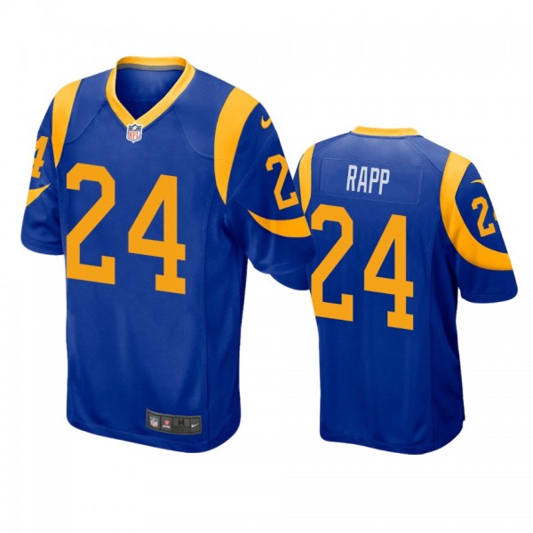 Los Angeles Rams Taylor Rapp Royal 2019 NFL Draft ...