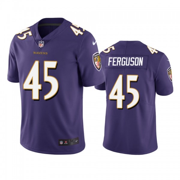 Baltimore Ravens Jaylon Ferguson Purple 2019 NFL Draft Vapor Limited Jersey