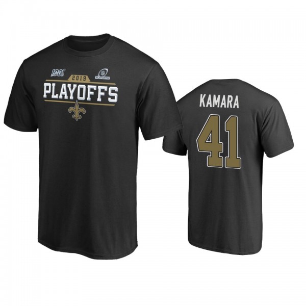 New Orleans Saints Alvin Kamara Black 2019 NFL Pla...