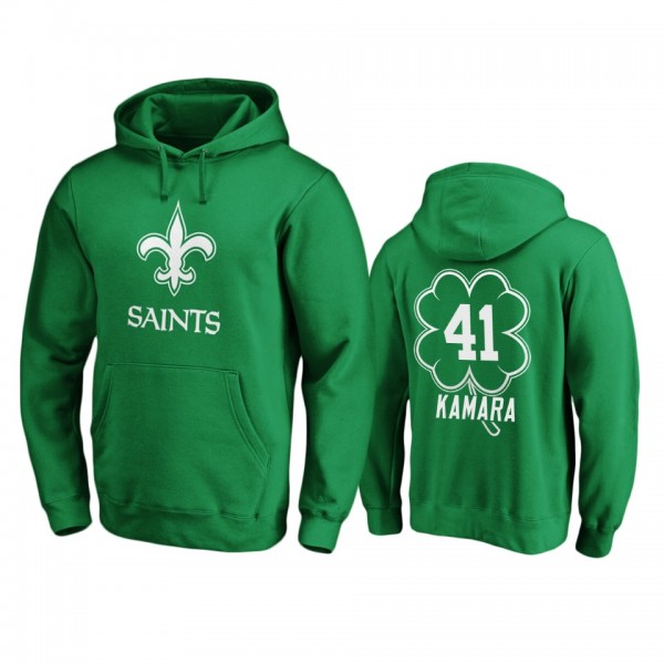 Men's New Orleans Saints Alvin Kamara Green St. Pa...