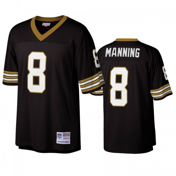 New Orleans Saints Archie Manning Black Legacy Rep...