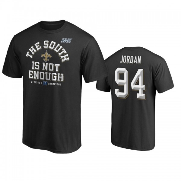 New Orleans Saints Cameron Jordan Black 2019 NFC S...