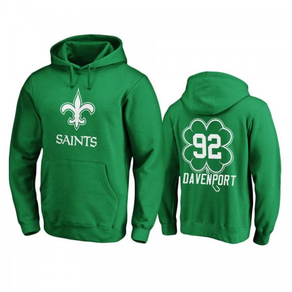 Men's New Orleans Saints Marcus Davenport Green St...