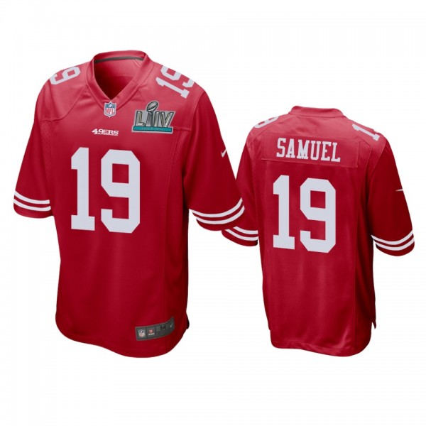 San Francisco 49ers Deebo Samuel Scarlet Super Bow...