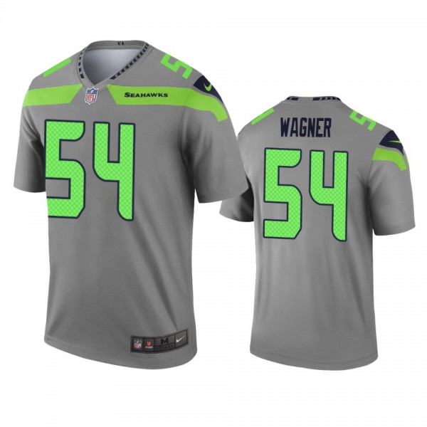 Seattle Seahawks Bobby Wagner Gray Inverted Legend Jersey