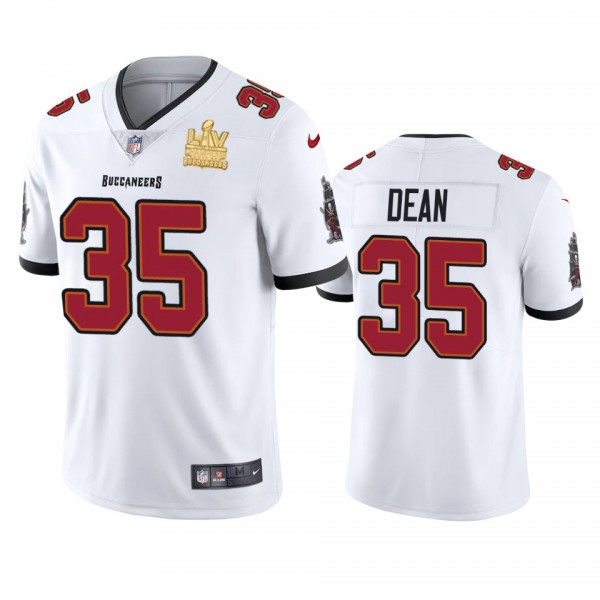 Tampa Bay Buccaneers Jamel Dean White Super Bowl L...