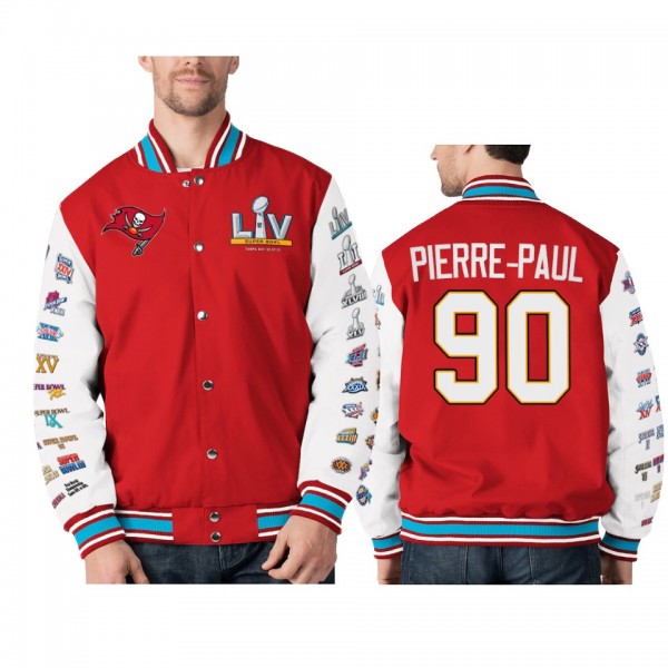 Tampa Bay Buccaneers Jason Pierre-Paul Red Super B...