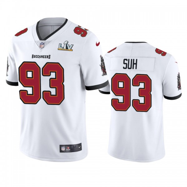 Tampa Bay Buccaneers Ndamukong Suh White Super Bow...