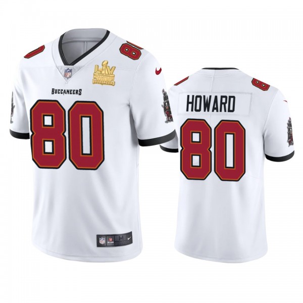 Tampa Bay Buccaneers O.J. Howard White Super Bowl LV Champions Vapor Limited Jersey