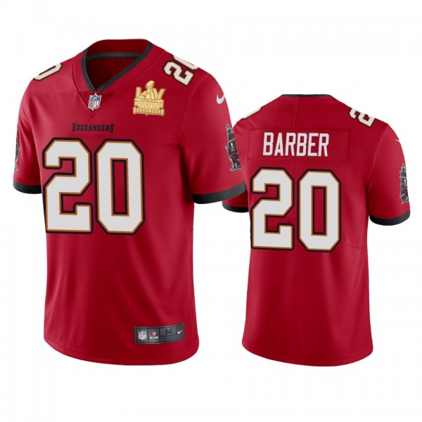 Tampa Bay Buccaneers Ronde Barber Red Super Bowl L...