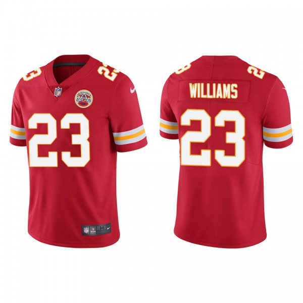 Men's Kansas City Chiefs Joshua Williams Red Vapor...