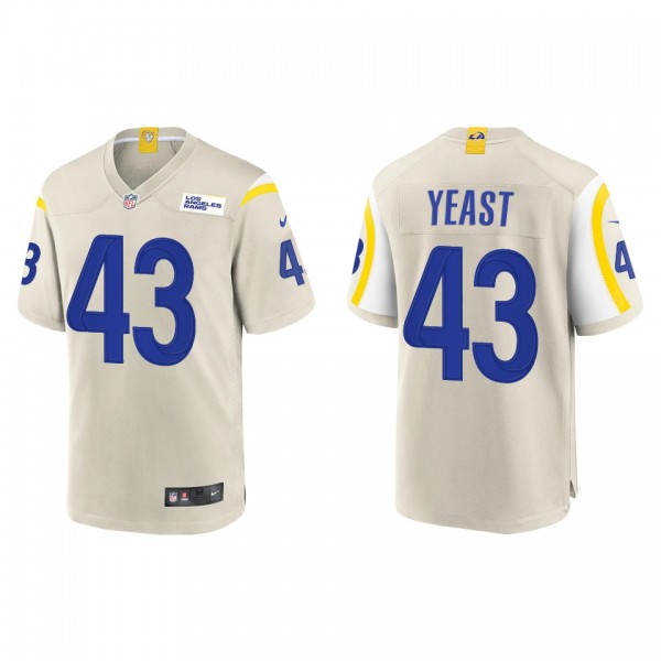Men's Los Angeles Rams Russ Yeast Bone Game Jersey
