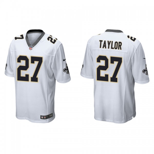 Men's New Orleans Saints Alontae Taylor White Game...