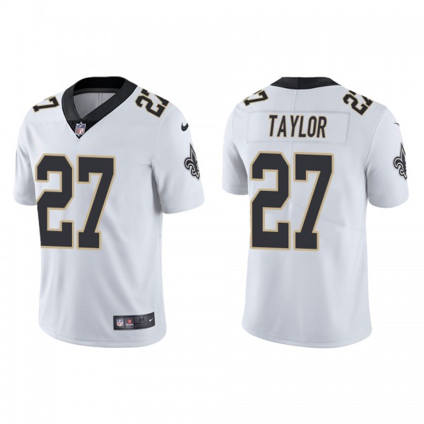 Men's New Orleans Saints Alontae Taylor White Vapor Limited Jersey