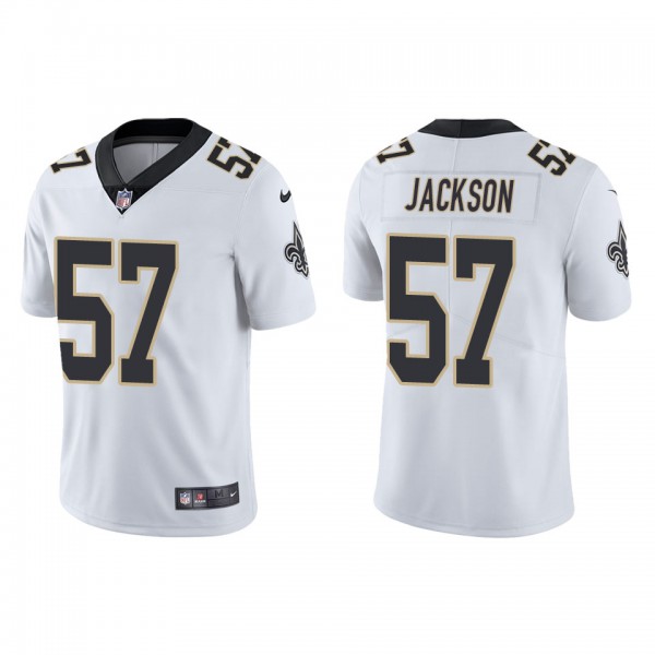 Men's New Orleans Saints Jordan Jackson White Vapor Limited Jersey