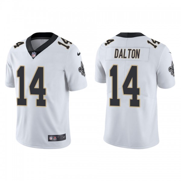 Men's New Orleans Saints Andy Dalton White Vapor L...