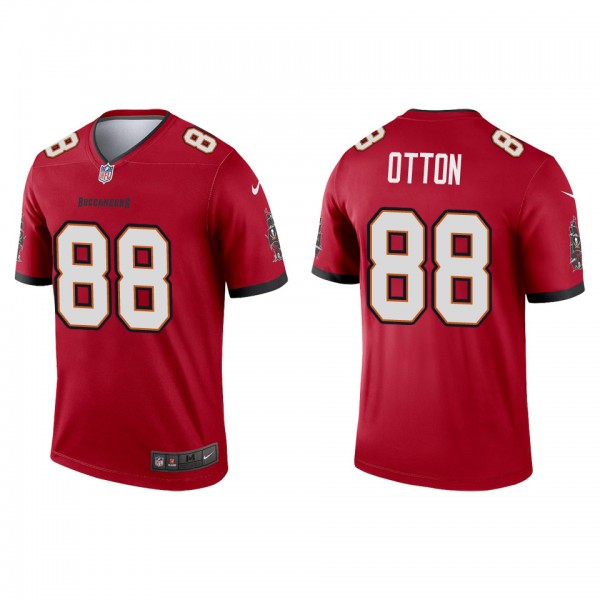 Men's Tampa Bay Buccaneers Cade Otton Red 2022 NFL Draft Legend Jersey