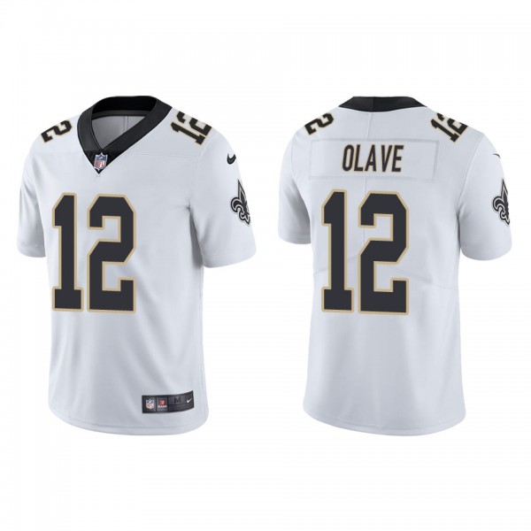 Men's New Orleans Saints Chris Olave White 2022 NF...