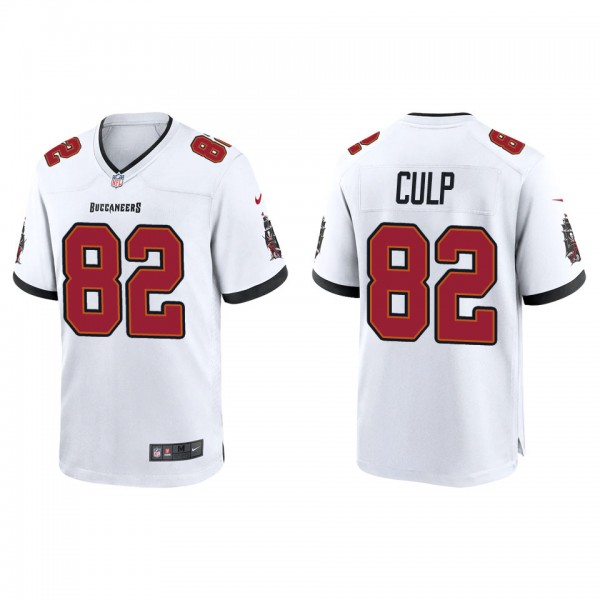 Men's Devin Culp Tampa Bay Buccaneers White Game J...