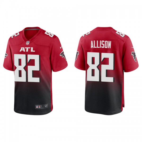 Men's Atlanta Falcons Geronimo Allison Red Game Je...