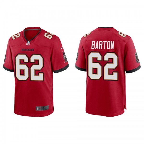 Men's Graham Barton Tampa Bay Buccaneers Red Game Jersey