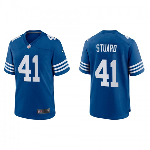 Men's Indianapolis Colts Grant Stuard Royal Altern...