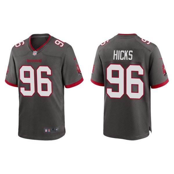 Hicks Buccaneers Pewter Alternate Game Jersey