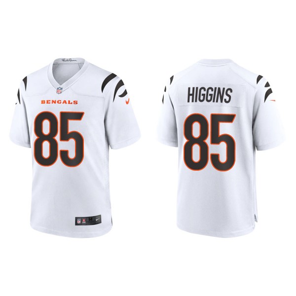 Higgins Bengals White Game Jersey