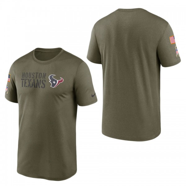 Men's Houston Texans Olive 2022 Salute to Service ...