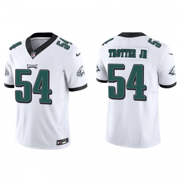 Men's Jeremiah Trotter Jr. Philadelphia Eagles White Vapor F.U.S.E. Limited Jersey