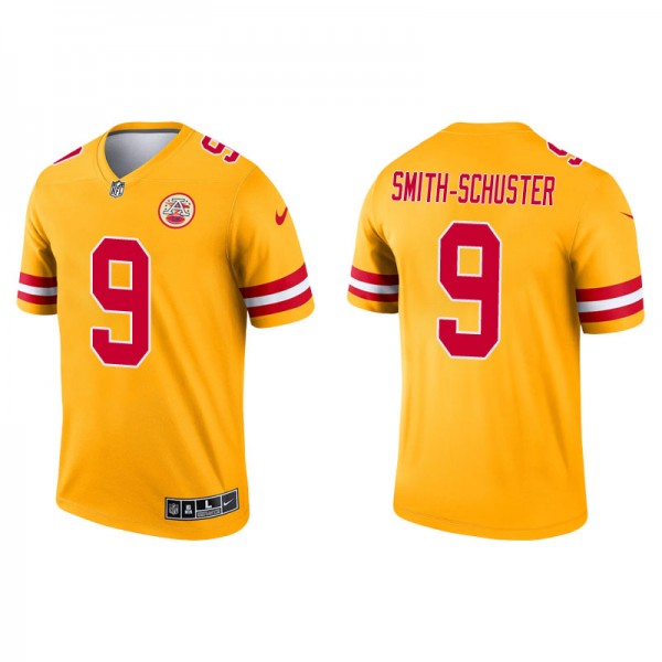 Men's Kansas City Chiefs JuJu Smith-Schuster Yellow Inverted Legend Jersey